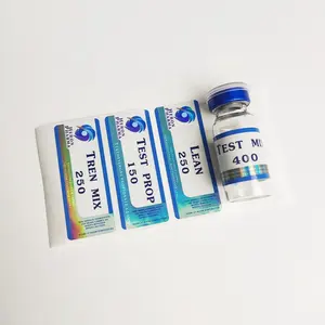 Factory direct price 5ml 10ml hologram vial label pharmaceutical vial labels