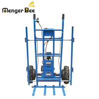 Nouveau chariot à main électrique Menger Bee pour ruche, à deux roues, moteur en cuivre 1000W, acier galvanisé, pour usage en apiculture, garantie 2 ans, bleu