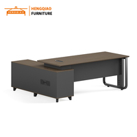 Ensemble de table et de chaise de bureau de direction au design moderne et simple, bureau modulaire exécutif