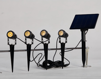 Großhandel Solar-Gartenstrahler mit Erdspieß 2-in-1/4-in-1 Baumbeleuchtung Landschaftsleuchte ABS IP54 2200mAh Akku 4 Modi