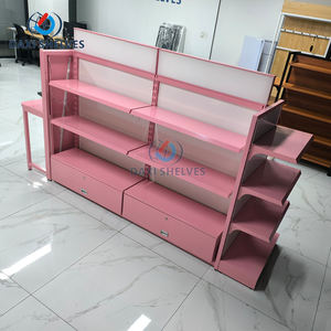 Vitrine de cosmétiques pour salon de beauté, armoire à cosmétiques avec miroir, support pour <span class=keywords><strong>palette</strong></span> de maquillage - Product Image 6