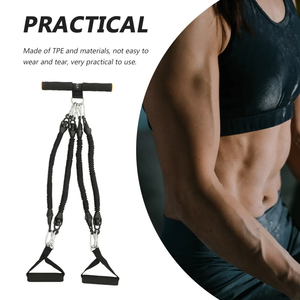 Cuerda Elástica Desmontable <span class=keywords><strong>de</strong></span> 4 Tubos para Gimnasio en Casa, Yoga, Pedal Multifuncional, Set <span class=keywords><strong>de</strong></span> Bandas <span class=keywords><strong>de</strong></span> Resistencia para Ejercicios <span class=keywords><strong>Abdominales</strong></span> - Product Image 1