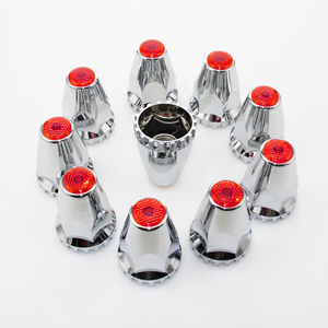 Couvercle d'écrou à filetage chromé, 33Mm, 50 pièces, vente en gros d'usine - Product Image 1