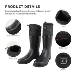 Calentadores de Pies Flexibles con Calefacción, Batería de Larga Duración, Soporte de Arco de Alta Elasticidad, Ajuste Delgado, Recortables, Calefacción Ecológica para Trabajar - Product Image 4