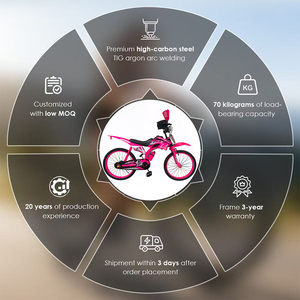 Nouveau vélo pour enfants à cadre en acier, 12, <span class=keywords><strong>16</strong></span>, 20 <span class=keywords><strong>pouces</strong></span>, 2 vitesses, avec roues d'apprentissage, pour garçons et filles de 3 à 8, 11, 12 ans - Product Image 4