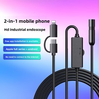 Endoscope pour téléphone portable, réparation automobile, détection de dépôts de carbone du moteur, caméra HD pour inspection des égouts, sonde d'inspection des canalisations