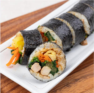 Vente en gros d'algues séchées assaisonnées biologiques naturelles de qualité restaurant Sushi rôti Laver /Nori Roll 10KG fournisseur d'usine paquet OEM - Product Image 3