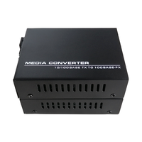 10/100M tek modlu SC Port Ethernet 155Mbps 20KM 25KM RJ45 optik medya alıcı-verici Fiber optik ortam dönüştürücü