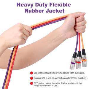 Fábrica de alta calidad 3 pines <span class=keywords><strong>Xlr</strong></span> macho a hembra Cable <span class=keywords><strong>Xlr</strong></span> Balance Mic micrófono <span class=keywords><strong>Xlr</strong></span> Audio Cables 1m 2m 3M 5m 10m 15M 20M <span class=keywords><strong>25M</strong></span> 30m - Product Image 6