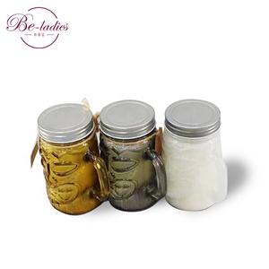 Fashion Decoration Glass <strong>Gift</strong> <strong>Set</strong> Mason Jar Scented Soya <strong>Candles</strong> - Product Image 3