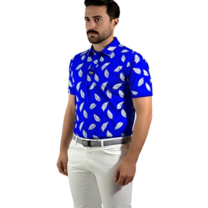 Sudadera Deportiva Casual para Hombre, Tejida, con Estampado 3D, Logotipo Personalizado, Sostenible, de Secado Rápido, Transpirable, 100% Poliéster, para Club de Golf - Product Image 4