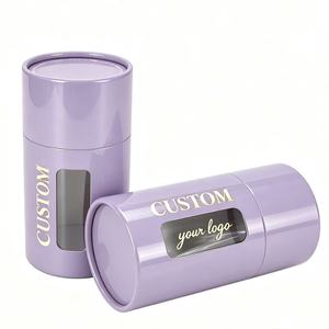 Boîtes d'emballage cosmétiques personnalisées imprimées, tube en carton cylindrique pour parfum et huile essentielle, écologiques et recyclables - Product Image 1