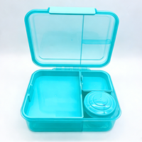 Boîte de rangement alimentaire en PP double couche de qualité supérieure, boîte à lunch pour enfants, ensemble de boîtes bento avec bol