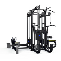 Machine d'exercice commerciale, équipement de fitness multifonctionnel, machine de musculation à trois stations