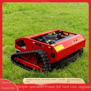 Tondeuse à carburant haute puissance télécommandée, concasseur de foin sur chenilles, fonctionnement à distance de la ferme - Product Image 6