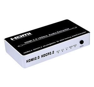 Extractor de Audio HDMI 2.0v, Decodificador de Audio Estéreo Coaxial SPDIF, 4K 60hz 18Gpbs HDCP 2.2 DTS HDR10 <span class=keywords><strong>ARC</strong></span> para <span class=keywords><strong>PS4</strong></span> Pro IPTV Switch - Product Image 4