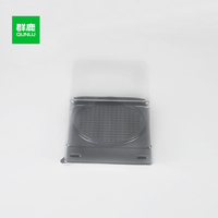 Boîtes d'emballage en plastique de récipient de stockage de gâteau simple de matériaux carrés transparents de haute qualité pour la salade et l'emballage alimentaire