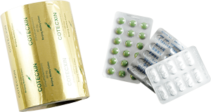 20-25 mikron kemasan Aluminium Foil keras keras farmasi Pills kemasan logam Foil dicetak gulungan lembut terkomposit - Product Image 4