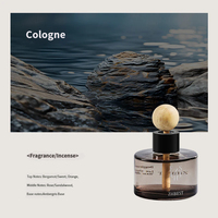 Diffuseur d'arômes cylindrique 80 ml pour voiture, ornement non électrique, parfum d'ambiance, huile essentielle, senteur maison