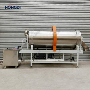 Machine de traitement des semences à tambour rotatif continu avec système de pulvérisation liquide pour usage agricole, haute productivité, traitement des semences agricoles - Product Image 6