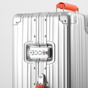 <span class=keywords><strong>Valise</strong></span> de luxe antivol en aluminium aéronautique, coque rigide, bagage à <span class=keywords><strong>roulettes</strong></span> en métal avec serrure TSA et roues pivotantes transparentes - Product Image 1