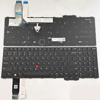 Keyboard Laptop UK US untuk ThinkPad L15 Gen1 Gen2 P15V T15P Gen3 Gen4 Keypad Internal L15 T15 Gen1/2/3/4 Keyboard Laptop