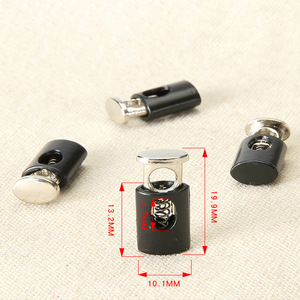 Boucles à clip en alliage avec œillets 10,1 mm pour vêtements, boucle à ressort en métal durable - Product Image 1