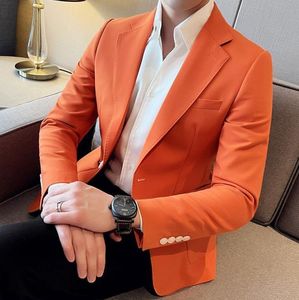 Costume d'affaires décontracté et formel à la mode pour hommes, <span class=keywords><strong>manteau</strong></span> pour hommes Single West, robe de soirée et de mariage, veste, <span class=keywords><strong>manteau</strong></span> Slim Fit à la mode coréenne - Product Image 6