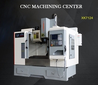 Machine de fraisage CNC verticale à 3 axes XK7124, broche BT40, 220V, broche simple, haute précision