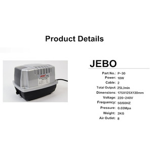 고출력 10W 금속 수족관 에어펌프-친환경 소형 산소 발생기 (어항용) - Product Image 6