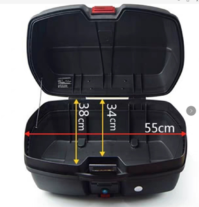 Venta directa de fábrica, caja trasera de motocicleta de 45 litros de gran capacidad, carcasa superior Popular para motocicleta, funda duradera para moto - Product Image 4