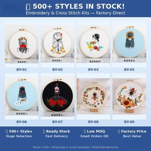 <span class=keywords><strong>Kit</strong></span> de broderie à prix réduit, ensemble <span class=keywords><strong>complet</strong></span> de bricolage pour tableau mural, pack d'artisanat à bas prix, décoration intérieure, coffret cadeau fait main - Product Image 3