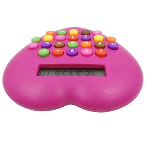 <strong>Heart</strong> Shape Cute Digital Office Student Promotional Gift <strong>Calculator</strong> 8 Digits LCD Pocket logo <strong>Calculator</strong> - Product Image 3