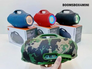 BOOMSBOX4 MINI LED RGB, haut-parleur sans fil BT 5.3 avec poignée en plastique, étanche, portable, caisson de basses extérieur, système audio, sortie 100-300W - Product Image 5