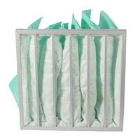Filtre à air en fibre synthétique HZY à haute efficacité F6/F7/F8, à porosité 2.0m, personnalisable, en promotion