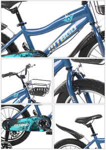 Bicicleta <span class=keywords><strong>de</strong></span> Montaña Personalizada para Niños <span class=keywords><strong>de</strong></span> 12 14 16 18 20 Pulgadas con Cuadro <span class=keywords><strong>de</strong></span> Acero y Horquilla <span class=keywords><strong>de</strong></span> Acero para Niños - Product Image 5