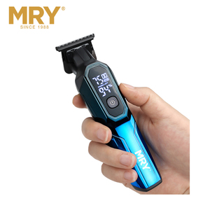 เครื่องตัดผมไร้สาย MRY สำหรับผู้ชาย ใบมีดสแตนเลส หน้าจอ LCD ชาร์จผ่าน USB เหมาะสำหรับร้านเสริมสวย โรงแรม และใช้ในบ้าน - Product Image 3