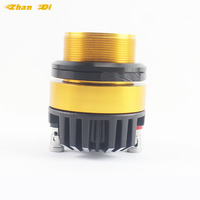 Speaker Mobil Aluminium Emas Titanium Bullet Tweeter 25mm RMS 80W 12V 4 Ohm