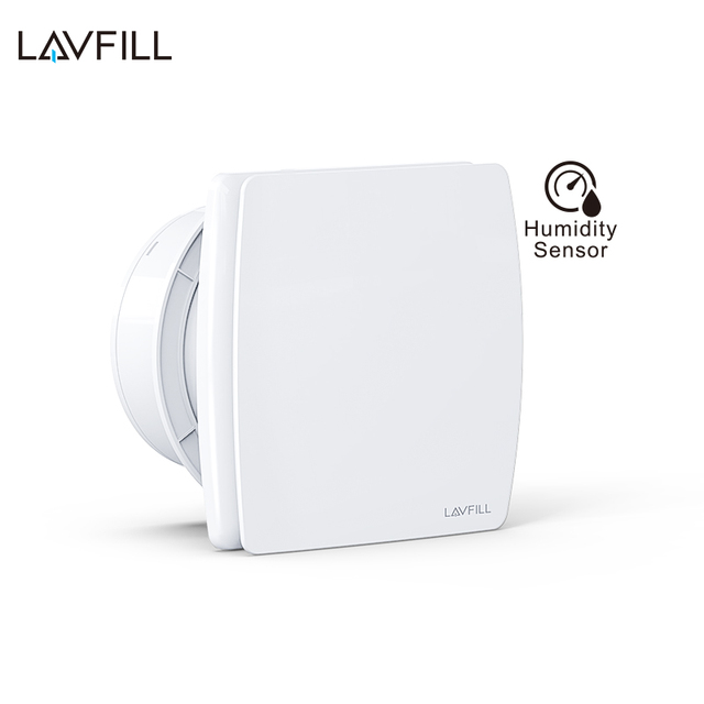 Bedroom Ceiling Fan Axial Flow Fan air Extractor Humidity Sensor