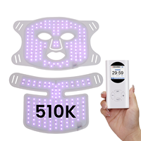 Masque de luminothérapie infrarouge en silicone de qualité alimentaire IDEATHERAPY, masque de luminothérapie LED, masque de luminothérapie rouge pour les soins de beauté