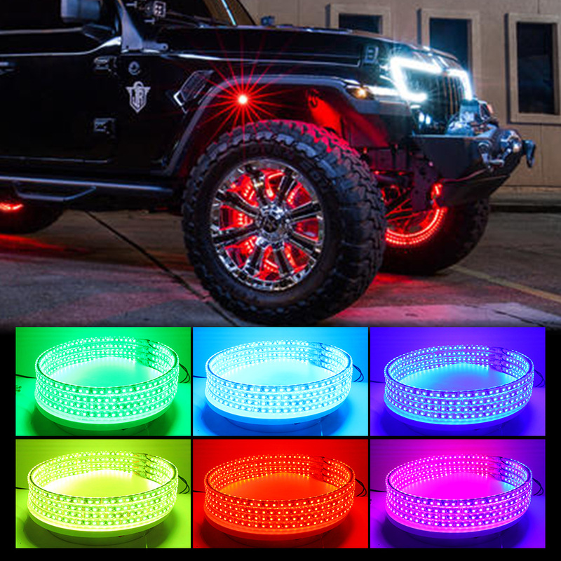4 LED Wheel Ring Lights IP68