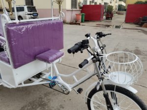 Motorized <b>adult</b> purple Pedicab rickshaw Tuk Tuk Taxi <b>3</b> <b>Wheel</b> <b>Bike</b>/pedal pedicab/rickshaw with good price - Product Image 6
