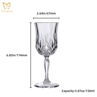Verres à vin en cristal italien, style classique vintage, flûtes à champagne, gobelets à eau, verres à vin