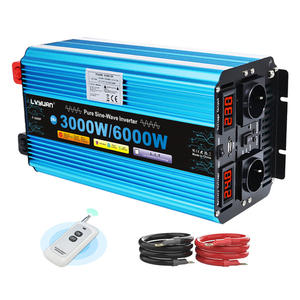 Fabricant <span class=keywords><strong>LVYUAN</strong></span> Onduleur à onde sinusoïdale pure 3000 watts <span class=keywords><strong>6000W</strong></span> 12v 24v à 110v 230v Onduleur pour la maison - Product Image 1