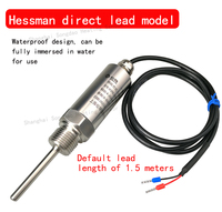Digital Display PT100 Temperature Transmitter Sensor with 4-20mA 0-10V RS485 Output ABS Material ODM Customized IP68