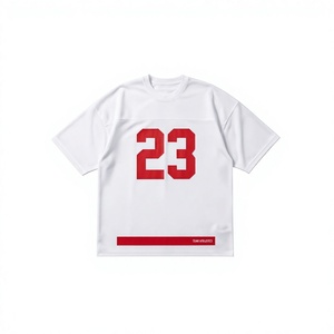 Maillot de basket-ball en maille blanche pour femmes, numéro 23, col rond, coupe ample, respirant, manches courtes, vêtements de sport, équipe d'athlétisme - Product Image 5