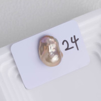 Perles baroques d'eau douce naturelles de qualité AAAA, 15-21 mm+, blanches, multicolores, violettes, grandes, irrégulières, sans trou, pour la fabrication de bijoux