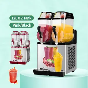 Xrj15lx2 Commerciële Daiquiri Granita Ijskoude Bevroren Drank Dispenser Slash Slushy Slush Andere Snack Voedsel & Drank Wijn Machine