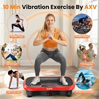 Plateforme vibrante AXV pour le fitness, machine d'exercice en matériau PC, secoueur corporel complet, support d'entraînement, planche vibrante, sport, salle de sport, poids