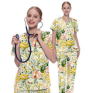 Vente en gros Ensemble de gommages médicaux pour femmes-Uniforme d'allaitement doux, respirant et confortable-Vêtements de travail pour médecin et infirmière pour hôpital - Product Image 6